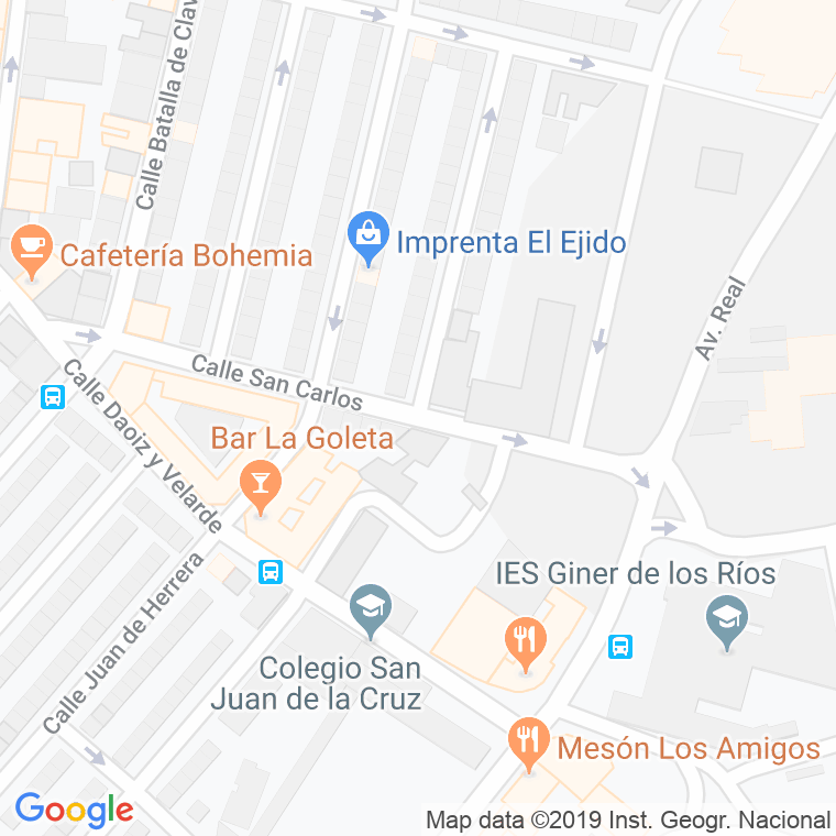 Código Postal calle San Carlos Borromeo en León