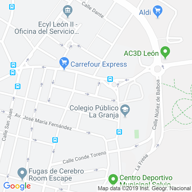 Código Postal calle Veintiseis De Mayo en León