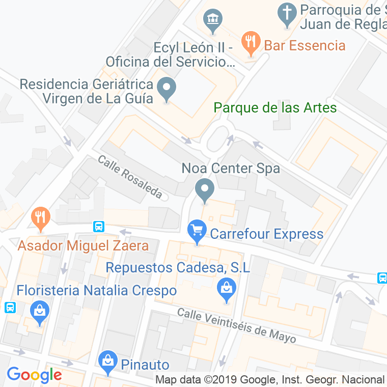 Código Postal calle Jose Belinchon Garcia en León