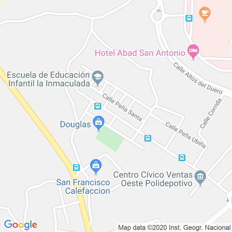 Código Postal calle Foncebadon en León