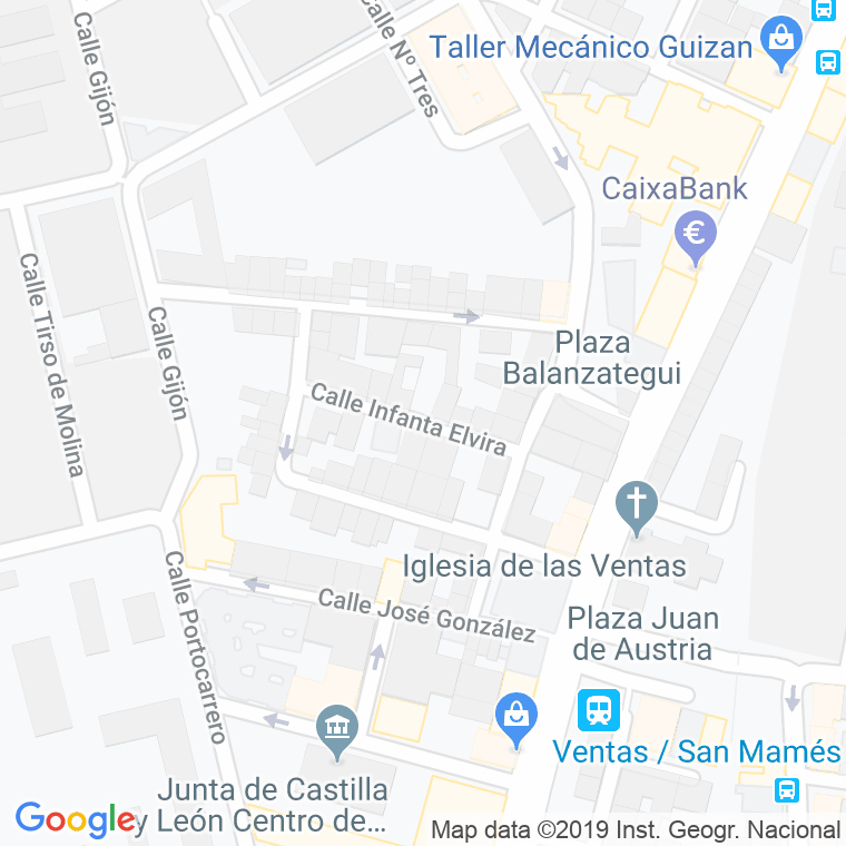Código Postal calle Infanta Elvira en León