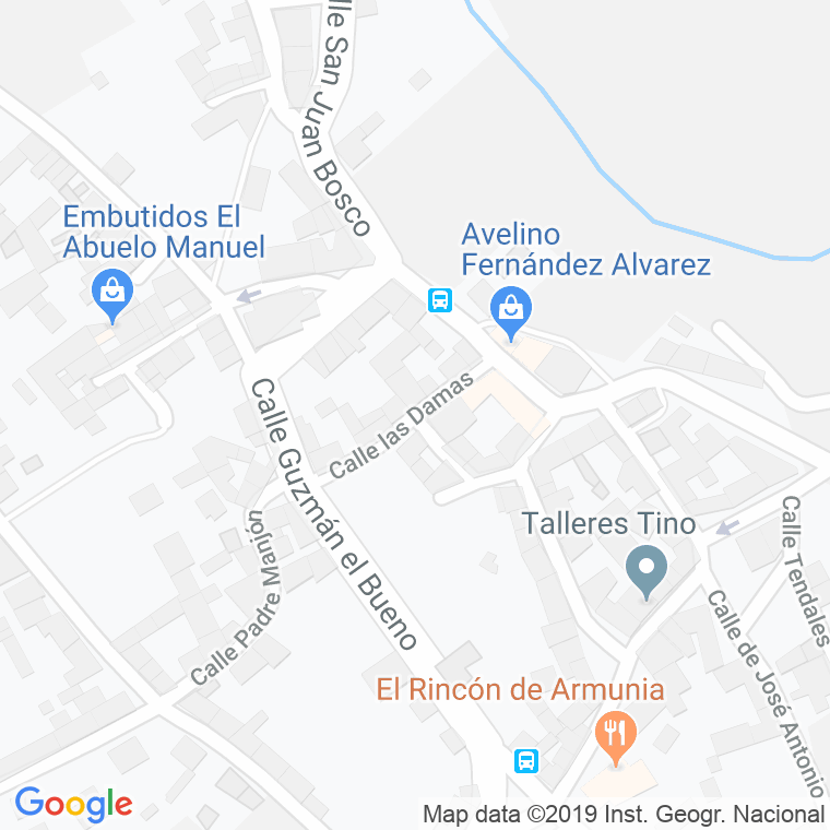 Código Postal calle Damas en León