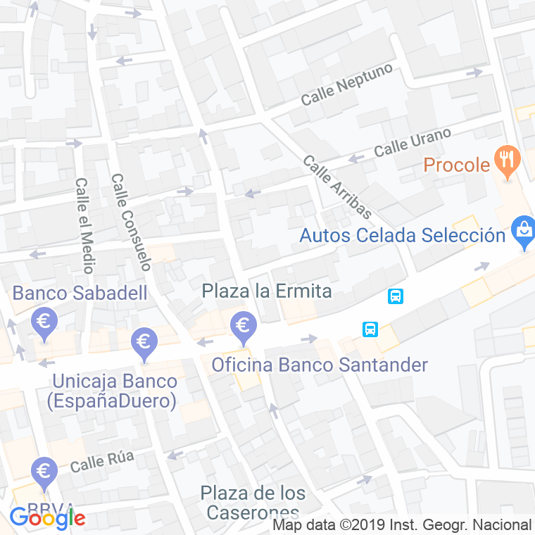 Código Postal calle Ermita, De La, plaza en León