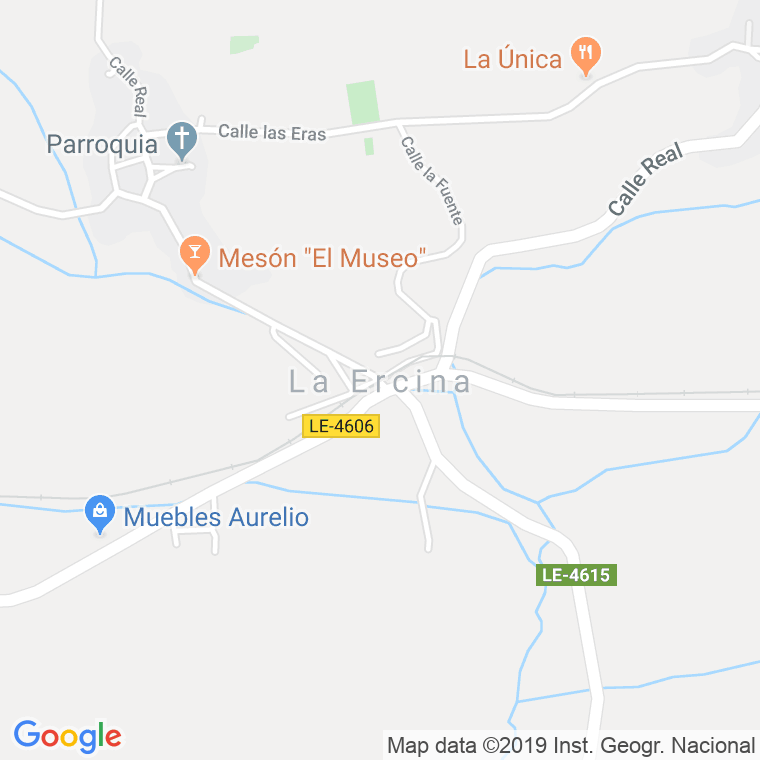 Código Postal de Ercina, La en León