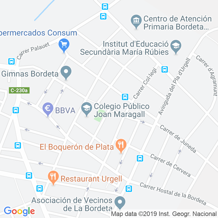 Código Postal calle Juneda en Lleida
