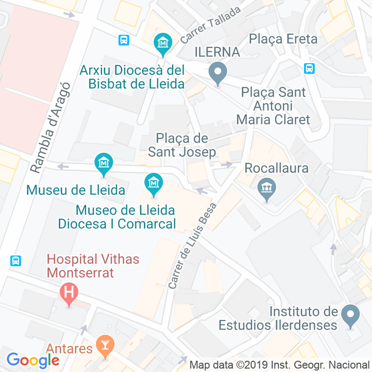 Código Postal calle Descalços en Lleida