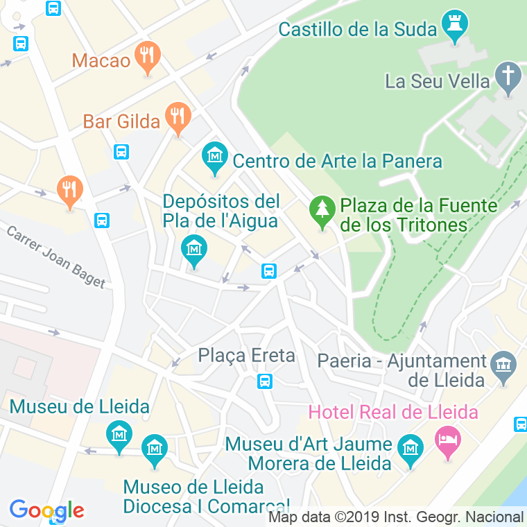 Código Postal calle Gramatics, plaça en Lleida