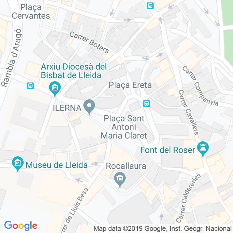 Código Postal calle Monges en Lleida