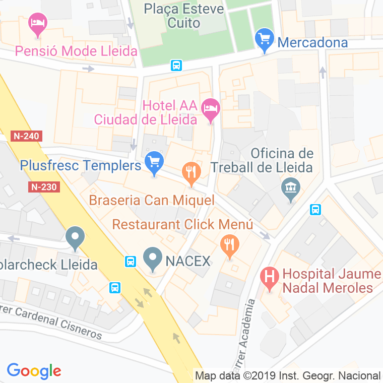 Código Postal calle Pati De Miquelo en Lleida