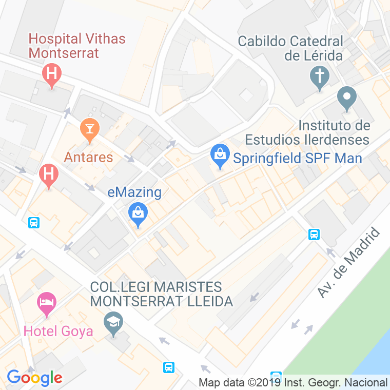 Código Postal calle Sant Antoni en Lleida