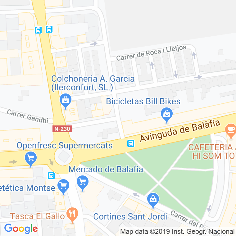Código Postal calle Cartoixa Telm en Lleida