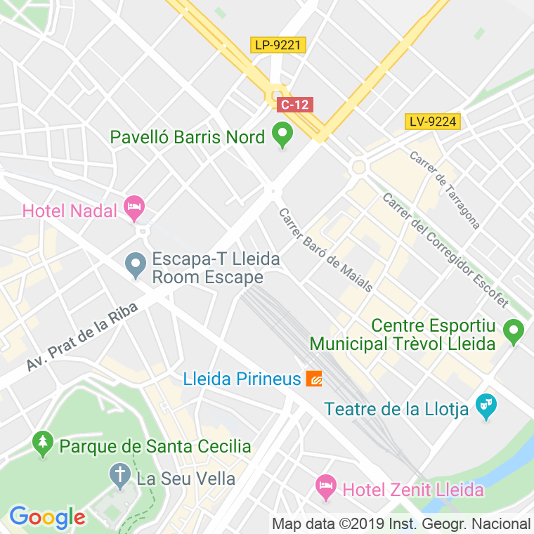 Código Postal calle Comtes D'urgell   (Impares Del 37 Al Final)  (Pares Del 34 Al Final) en Lleida