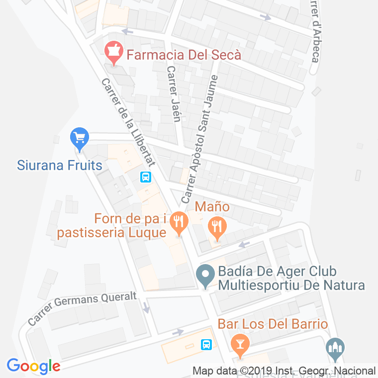 Código Postal calle Creu, La en Lleida