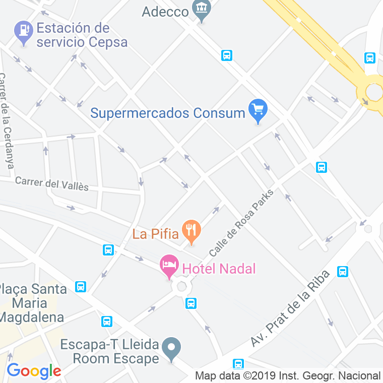 Código Postal calle Francesc Moli en Lleida