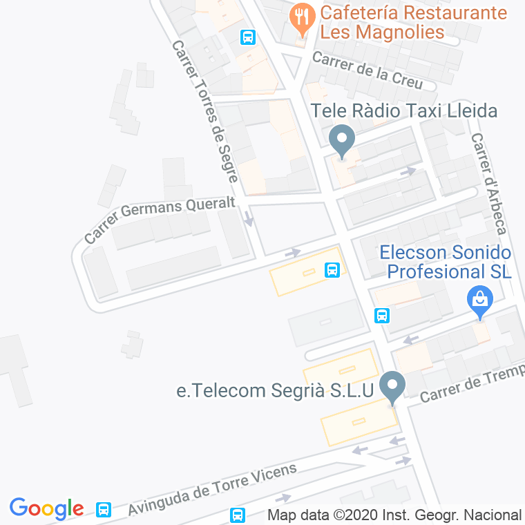 Código Postal calle Francesc Solana, De, jardins en Lleida
