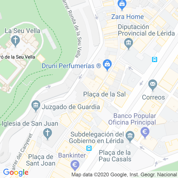 Código Postal calle Turull en Lleida