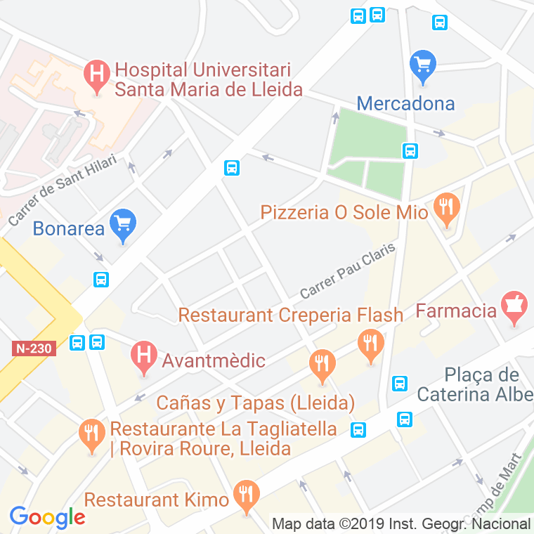 Código Postal calle Humbert Torres en Lleida