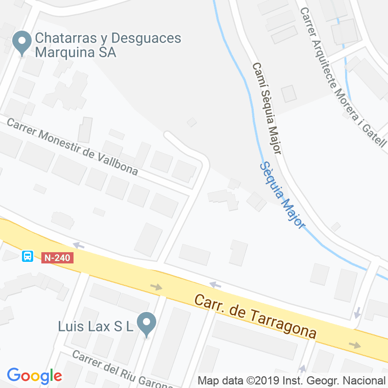 Código Postal calle Monestir De Gualter en Lleida