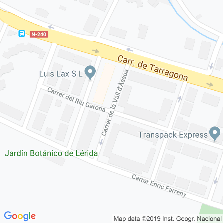 Código Postal calle Vall D'assua, De La en Lleida