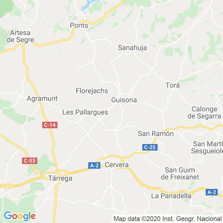 Código Postal de Castellmeja en Lleida