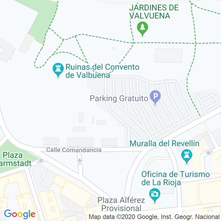 Código Postal calle Intendencia en Logroño