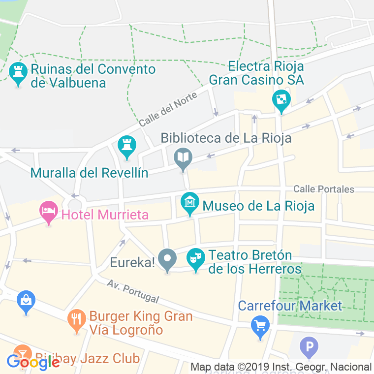 Código Postal calle Merced en Logroño