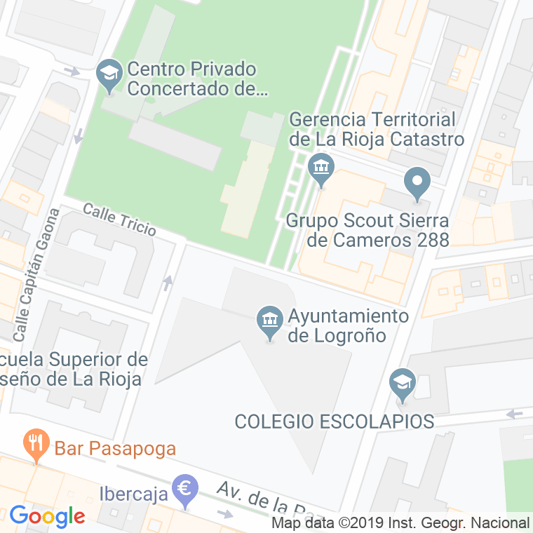 Código Postal calle Tricio en Logroño
