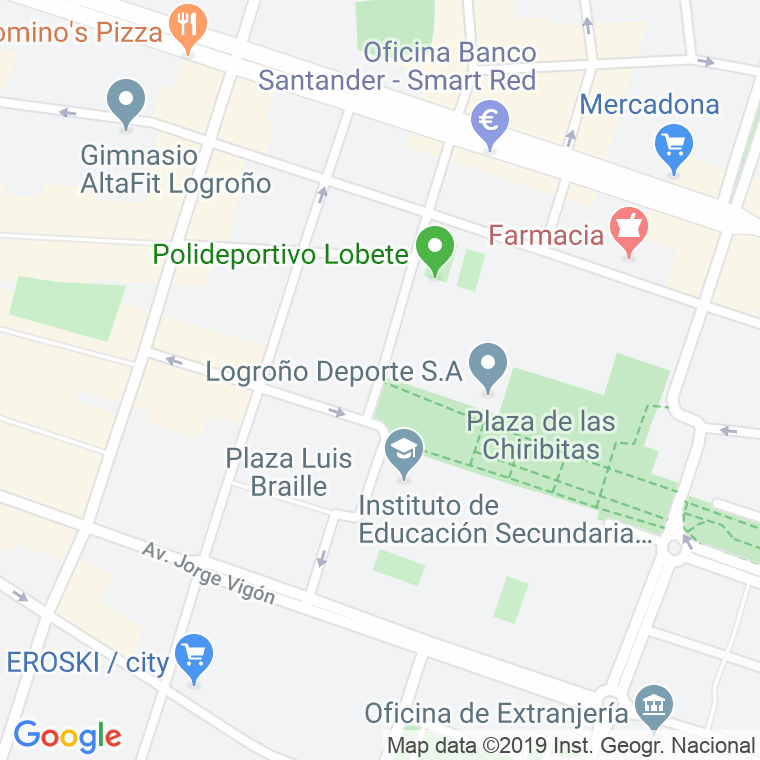 Código Postal calle Albia De Castro   (Impares Del 1 Al 3)  (Pares Del 2 Al 4) en Logroño