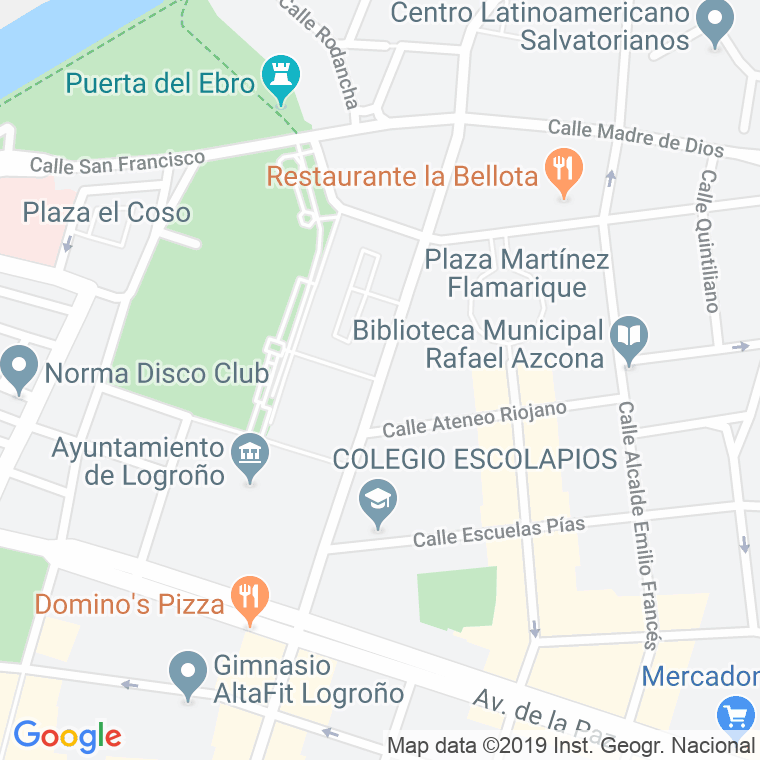 Código Postal calle Doce Ligero Artilleria, avenida en Logroño