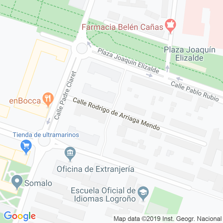 Código Postal calle Mencia Lopez De Haro en Logroño