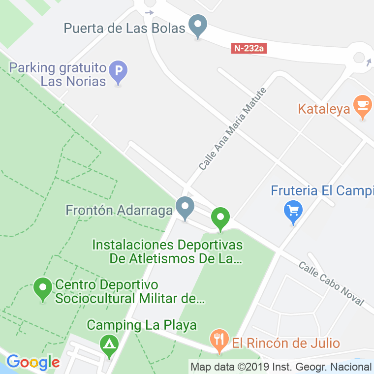 Código Postal calle Norias, camino en Logroño