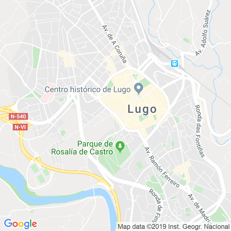 Código Postal calle Muralla, Da, ronda (Impares Del 1 Al 21)  (Pares Del 2 Al 20) en Lugo
