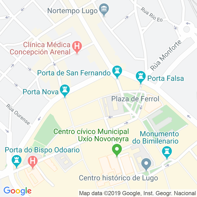 Código Postal calle San Froilan en Lugo