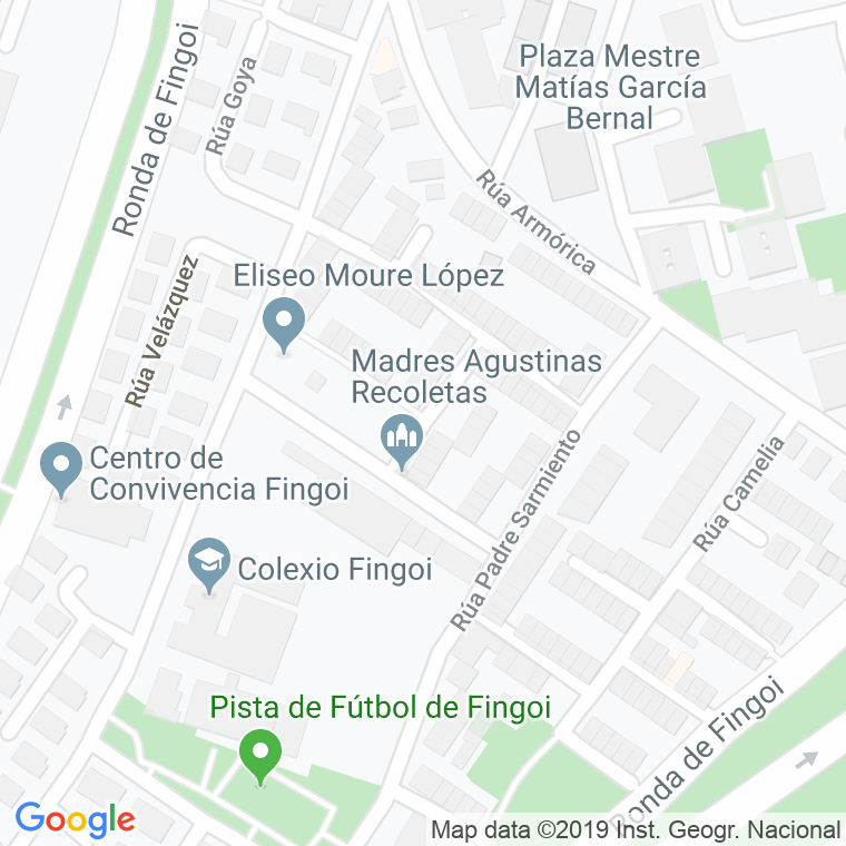 Código Postal calle Carpaza, Da en Lugo