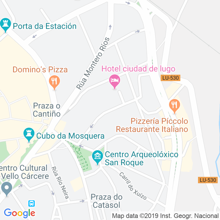 Código Postal calle Hortas, Das, carril en Lugo