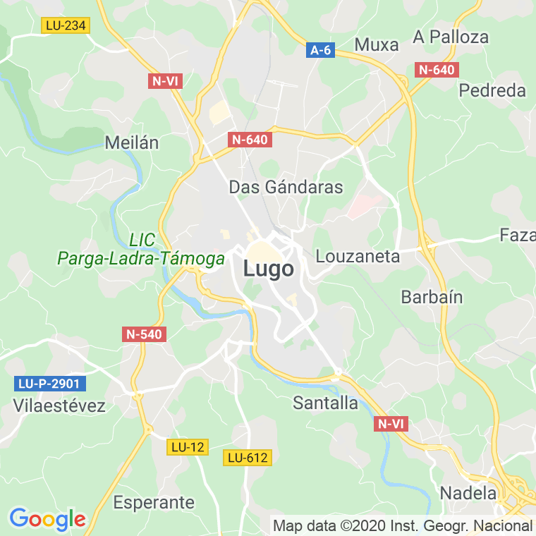 Código Postal calle Ameixeira en Lugo