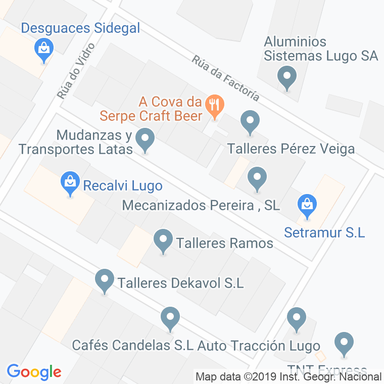 Código Postal calle Comercio, Do en Lugo