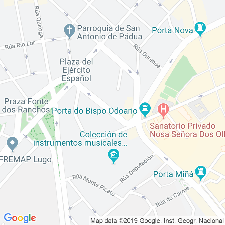 Código Postal calle Doutor Xerman Alonso Hortas en Lugo