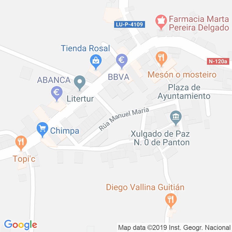 Código Postal de Ferreira De Panton (Sta Maria) en Lugo