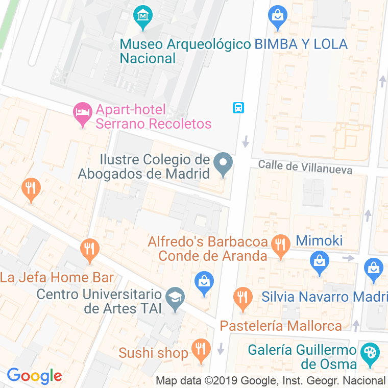 Código Postal calle Gil De Santivañes en Madrid