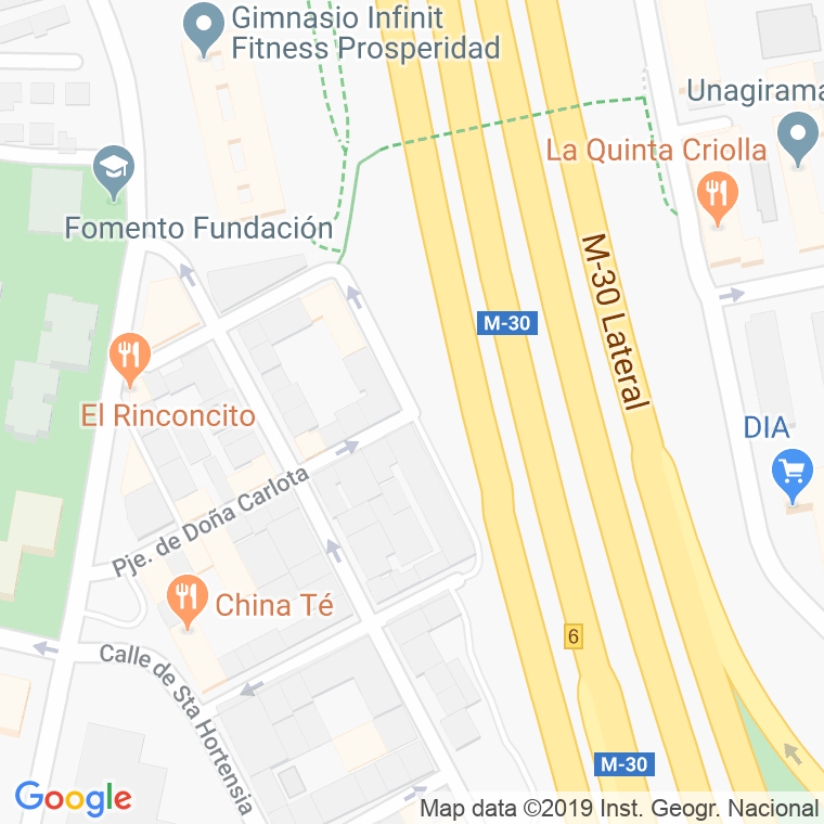 Código Postal calle Angel Hernandez en Madrid