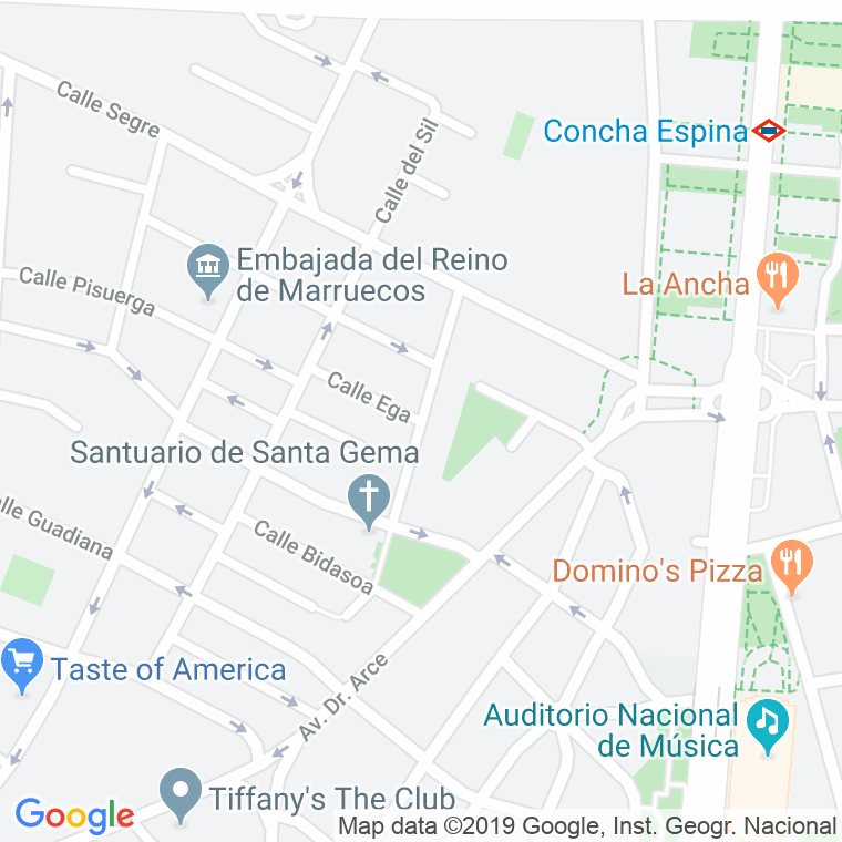 Código Postal calle Genil en Madrid