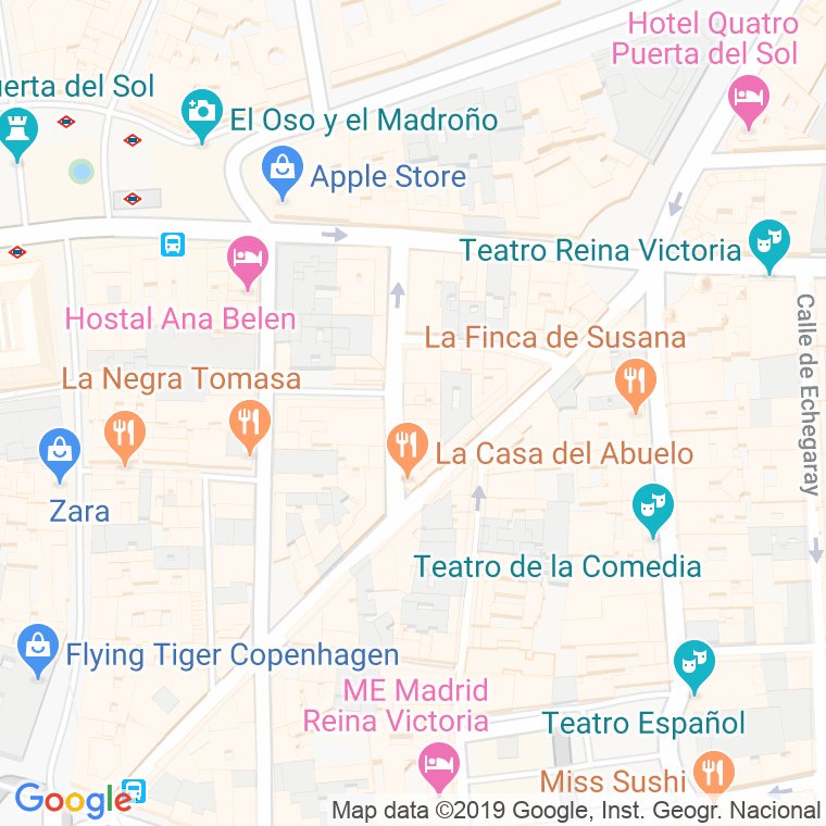 Código Postal calle Alhambra, pasaje en Madrid
