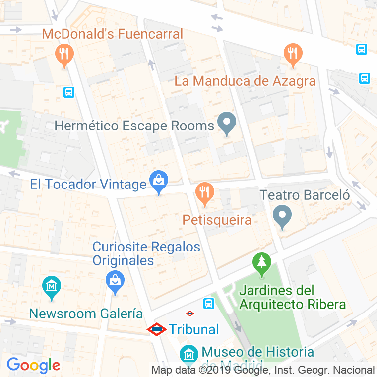 Código Postal calle Apodaca en Madrid