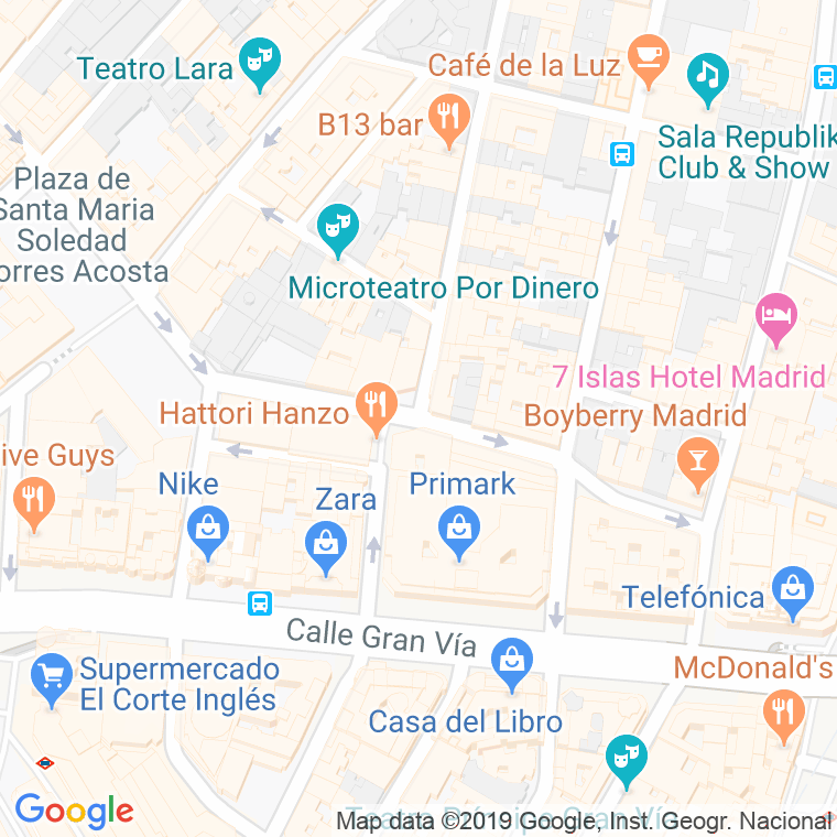 Código Postal calle Desengaño en Madrid