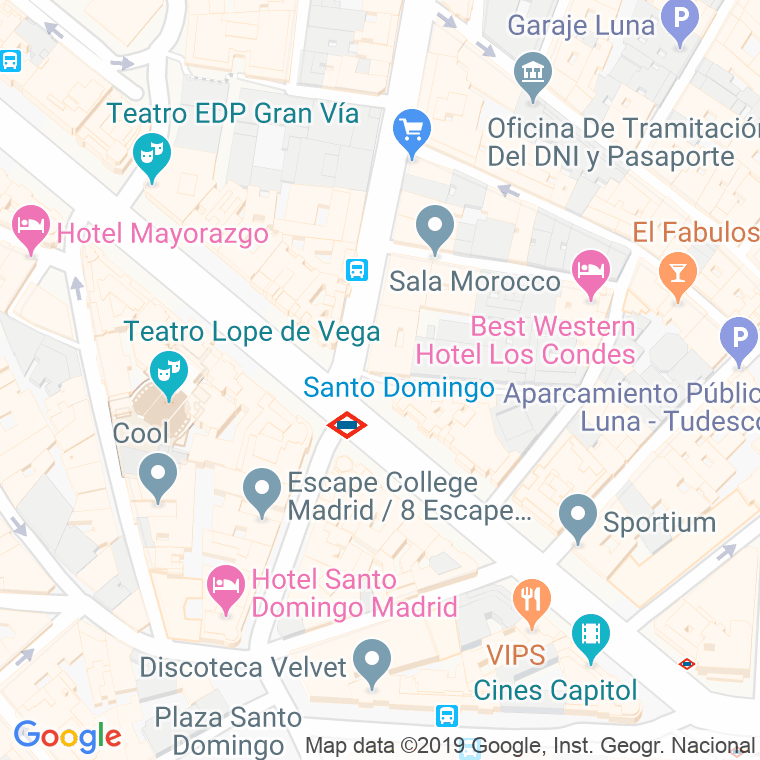 Código Postal calle Flor Alta en Madrid
