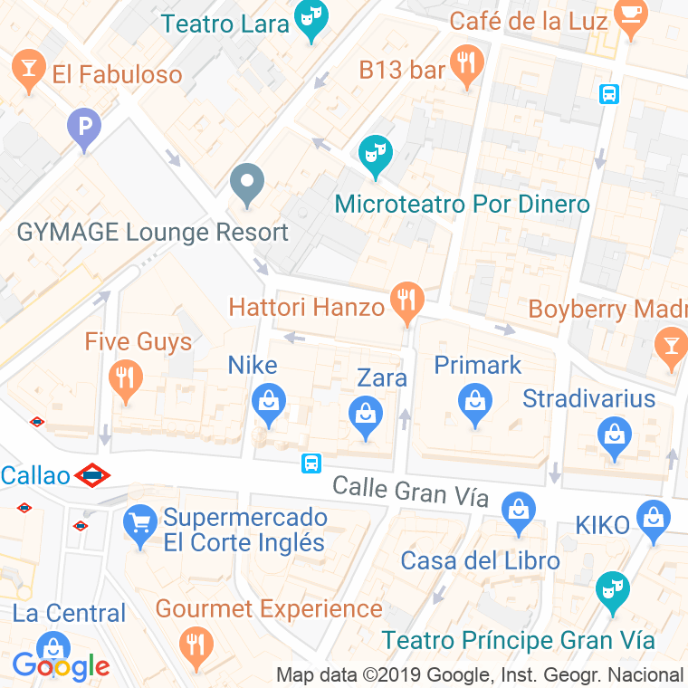 Código Postal calle Horno De La Mata, travesia en Madrid