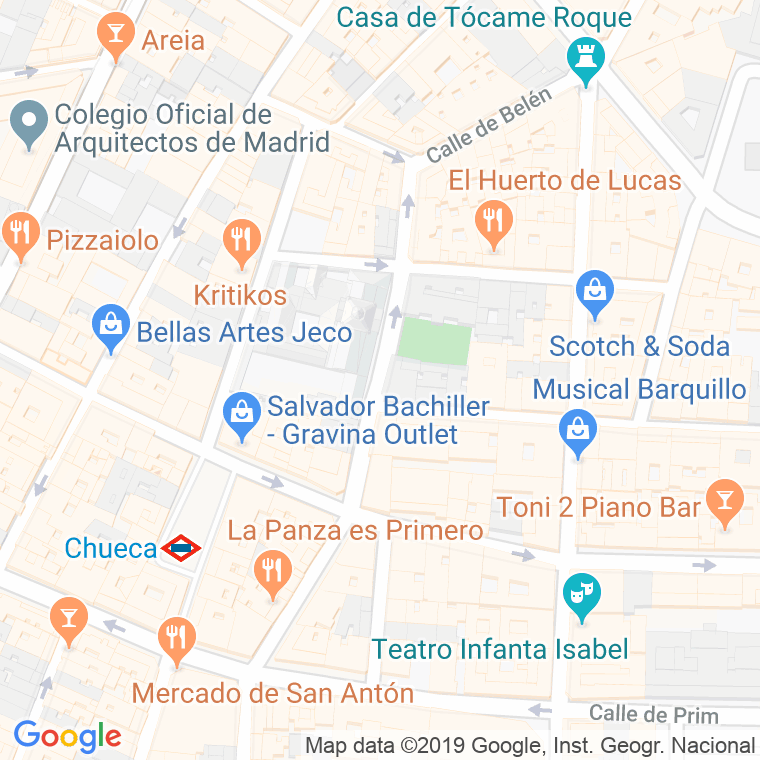 Código Postal calle Luis De Gongora en Madrid