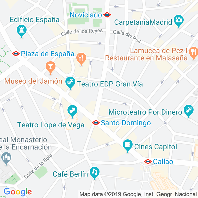 Código Postal calle Marques De Leganes en Madrid