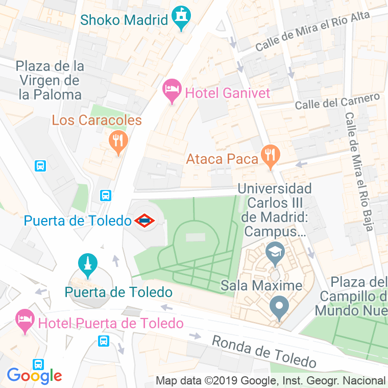 Código Postal calle Capitan Salazar Martinez en Madrid